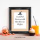 October Quote Wall Art