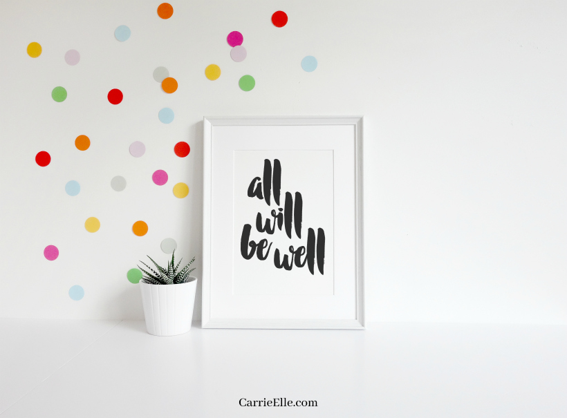 All will be Well Printable