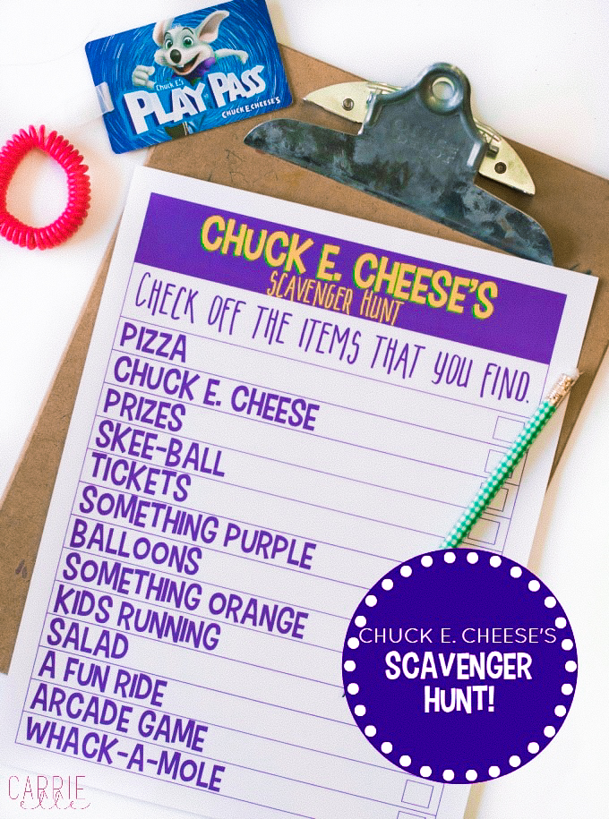 Chuck-E.-Cheeses-Scavenger-Hunt