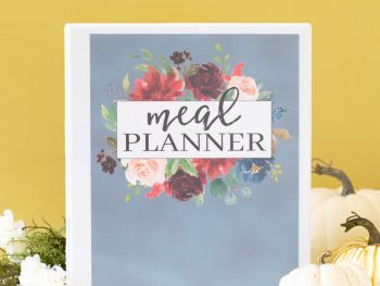 Fall Meal Planning Binder
