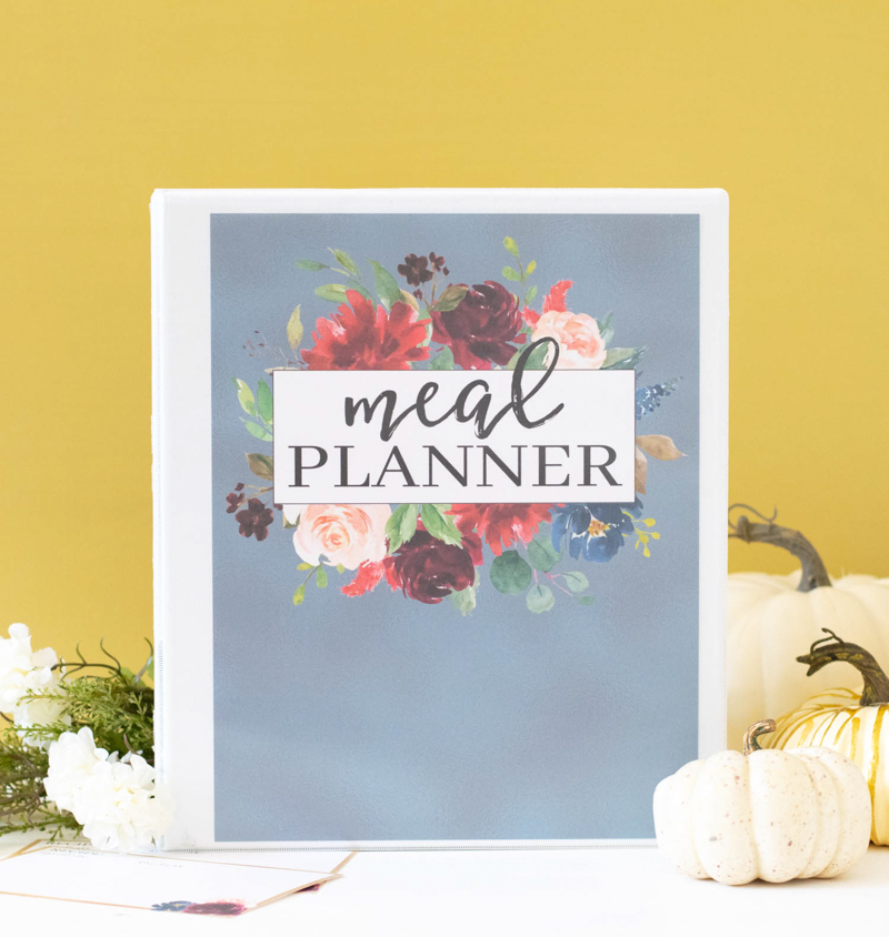 Fall Meal Planning Binder