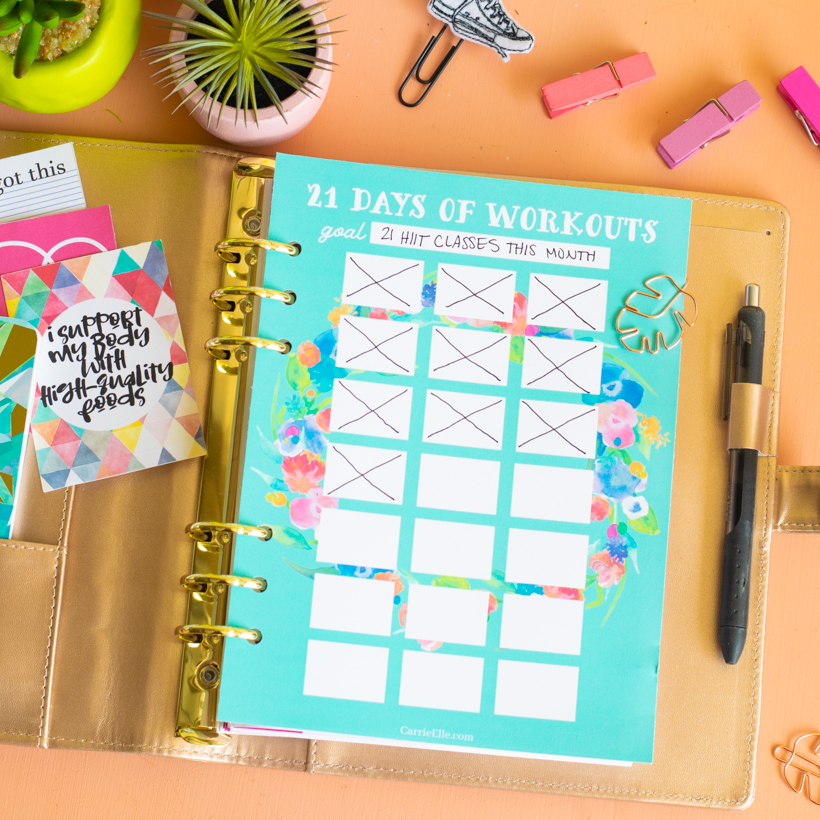 21 Day Fitness Tracker