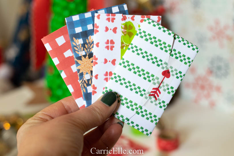 Christmas Gift Card Envelopes