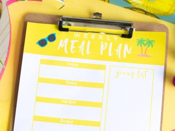 June Meal Planning Page