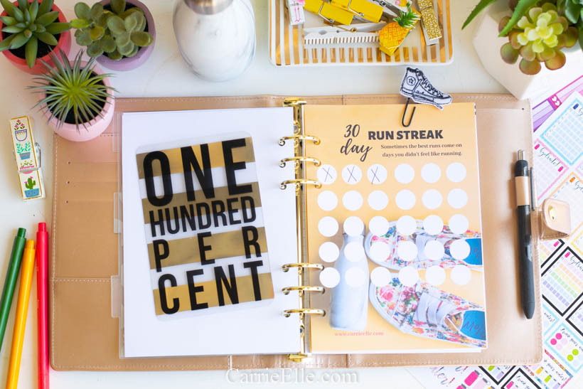 30 Day Run Streak Printable