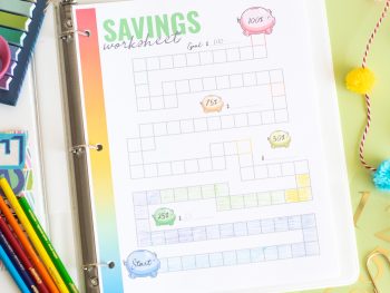 Savings Worksheet