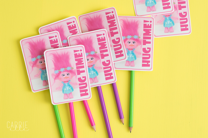 Poppy Troll Valentines