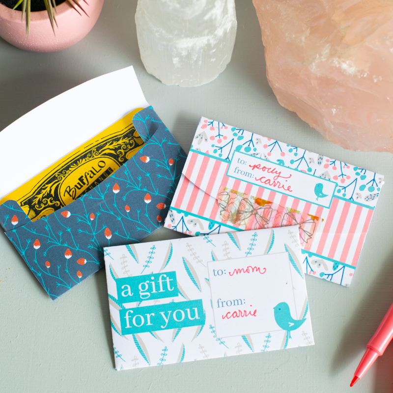 Floral Gift Card Envelopes