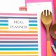 Rainbow Meal Planning Binder