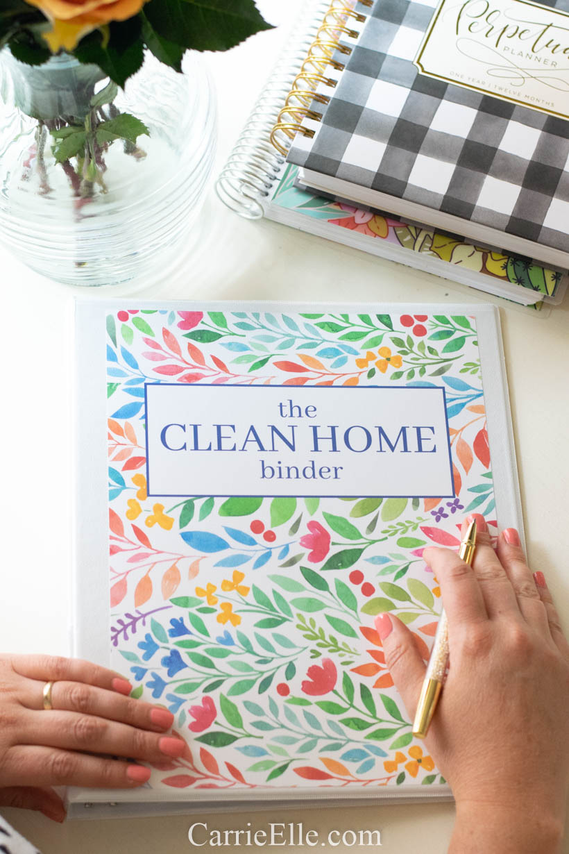 Home Cleaning Binder