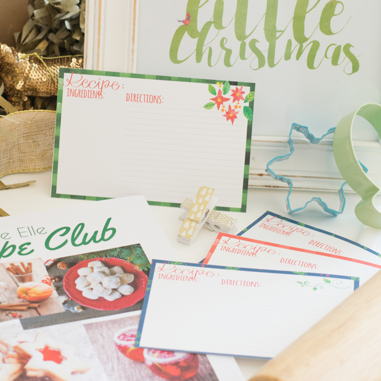 Christmas Recipe Cards