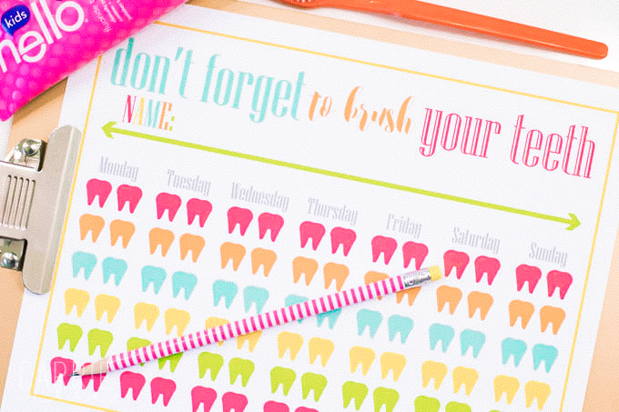 Toothbrush Chart