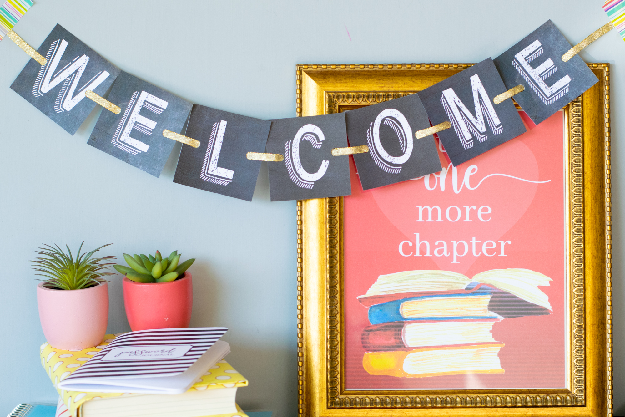 Chalk Letters Banner