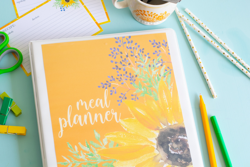 Summer Sunflower Meal Planner