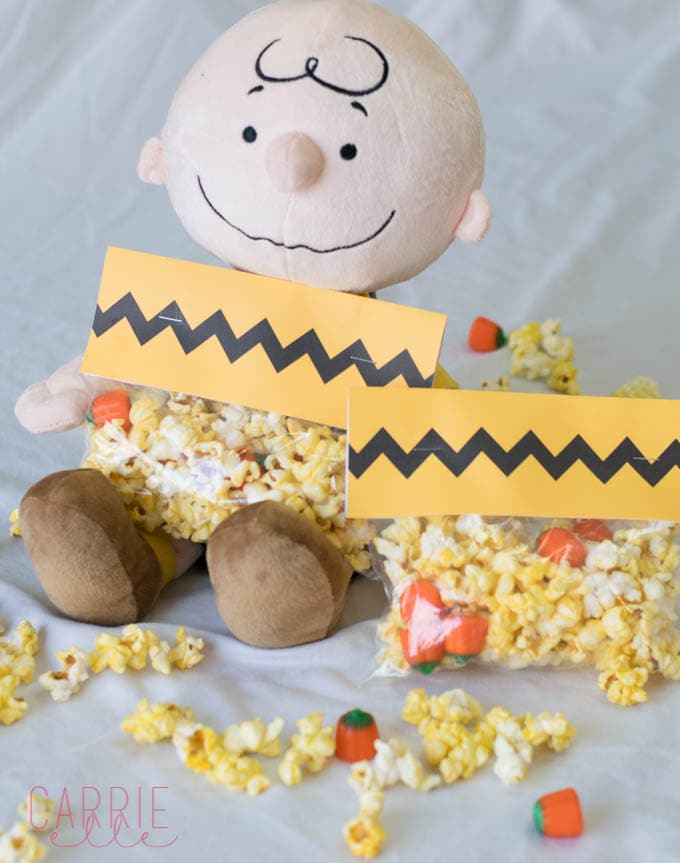 Charlie Brown Bag Toppers