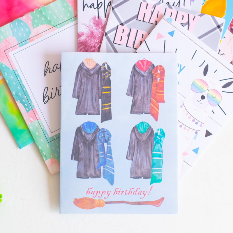 Harry Potter Birthday Card