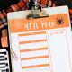 Halloween Meal Planning Page