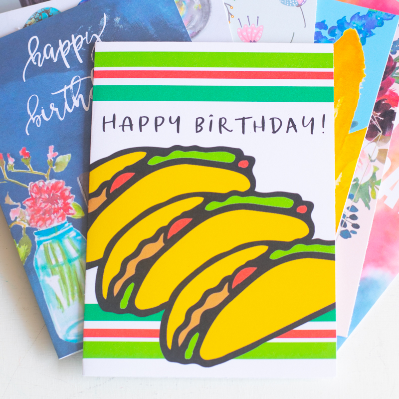 Taco Birthday Card