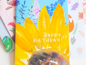 Sunflower Birthday Card