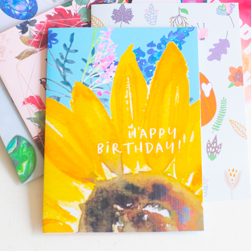 Sunflower Birthday Card