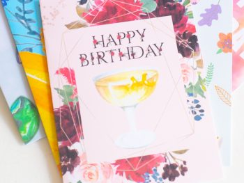 Cocktail Birthday Card