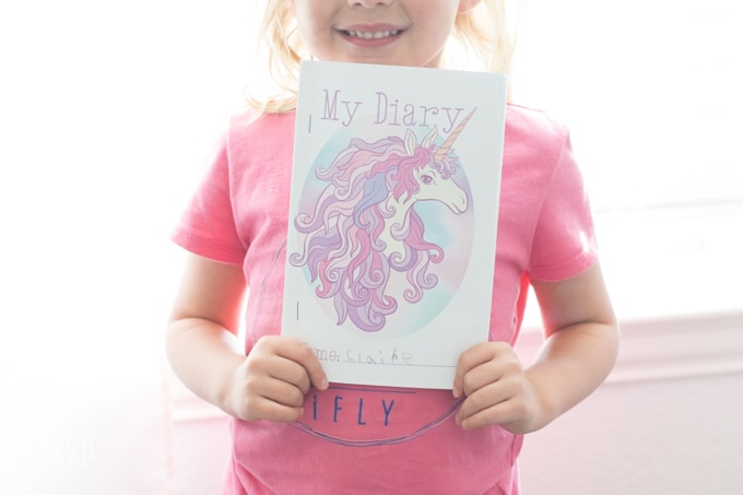 Printable Unicorn Diary for Kids