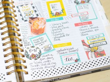 Tea Planner Stickers