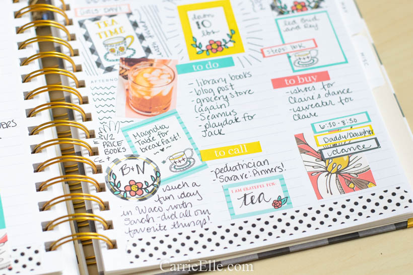 Tea Planner Stickers