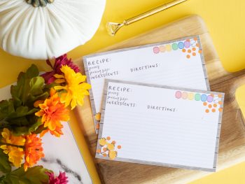 21 Day Fix Fall Recipe Cards