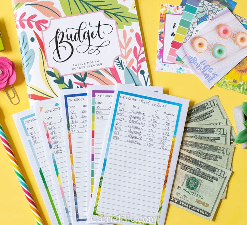Cash Envelope Labels