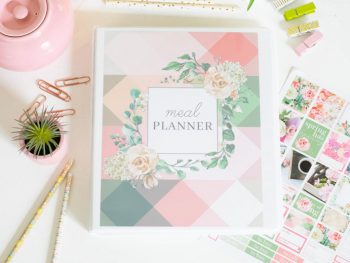 Spring Meal Planning Binder