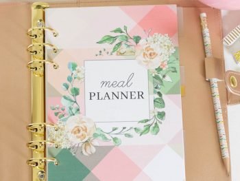 A5 Meal Planner Geo