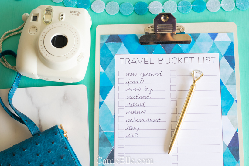 Travel Bucket List