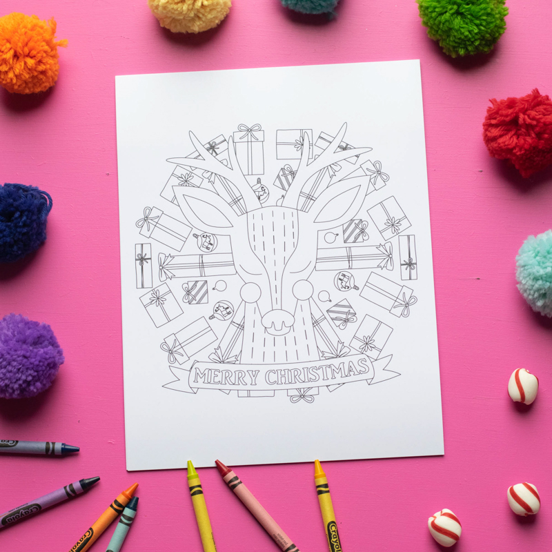 Christmas Mandala Coloring Pages