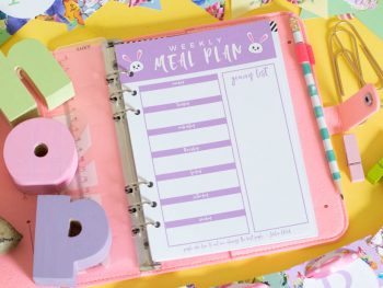 Easter Meal Planning Page