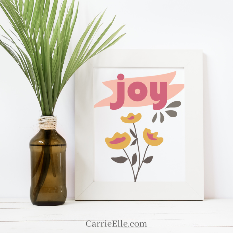 5x7 Joy Print