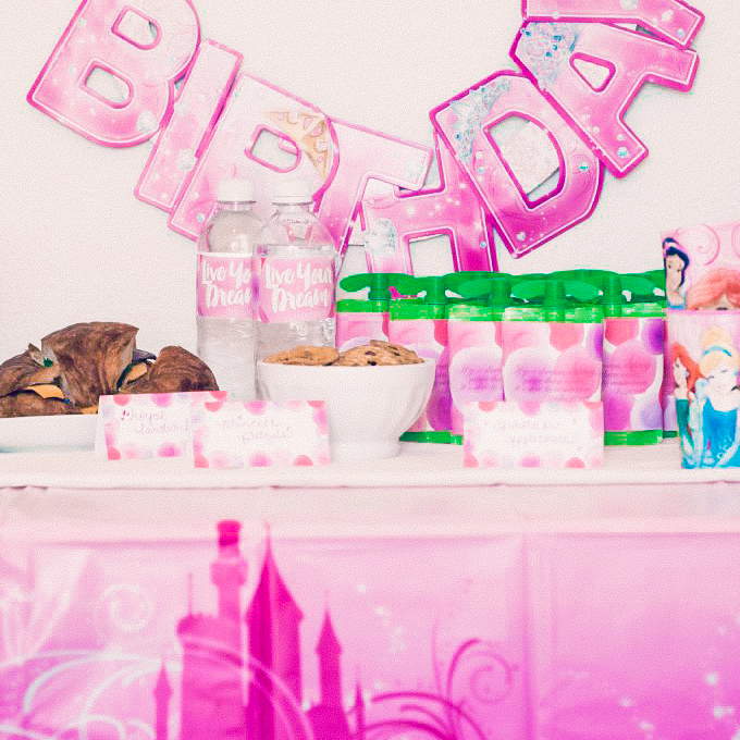 Princess Party Polka Dots