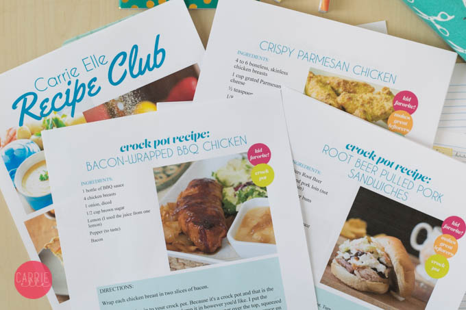 September Recipe Club