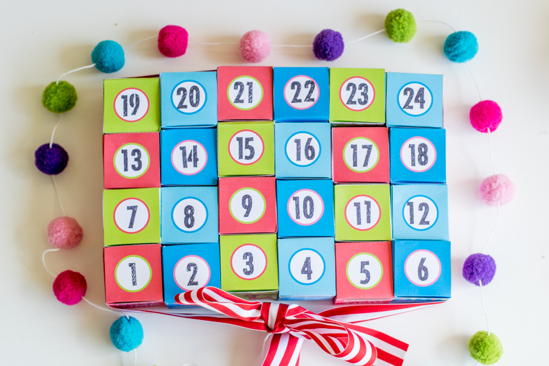 Printable Advent Calendar Boxes