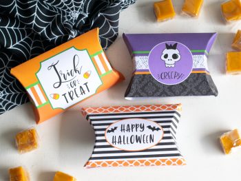 Small Halloween Pillow Boxes