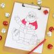 Santa Coloring Page